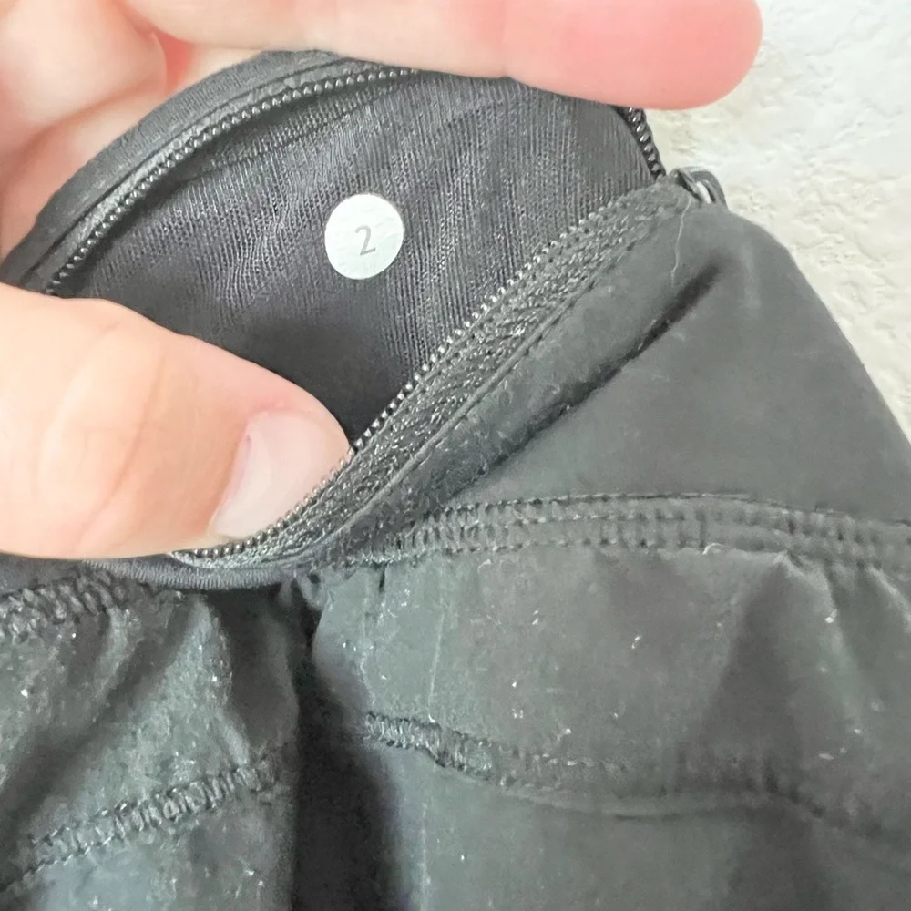 Lululemon Tennis RunLight As Air Skirt lined with Shorts Black_9
